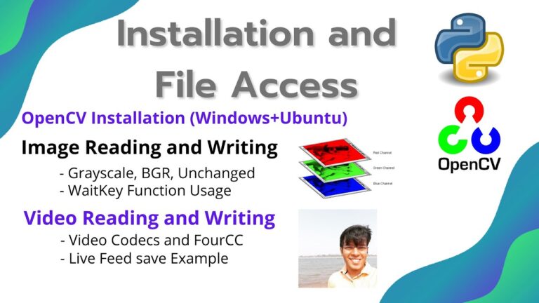 OpenCV Tutorials – Aryan verma – Infoaryan.com