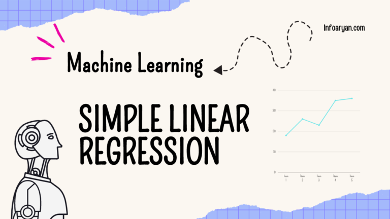 Simple Linear Regression – Aryan verma – Infoaryan