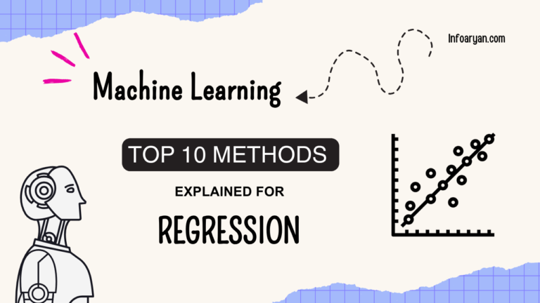 Best 10 Regression Methods – Infoaryan – Aryan Verma